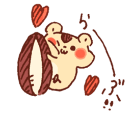 Yuruyuru Graffiti Hamster sticker #3724563