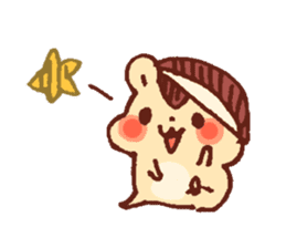 Yuruyuru Graffiti Hamster sticker #3724580