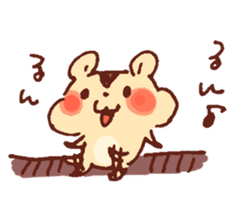 Yuruyuru Graffiti Hamster sticker #3724582