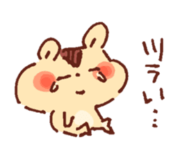 Yuruyuru Graffiti Hamster sticker #3724584