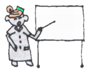 Playful Pretty WOMAN DOCTOR sticker #3724607