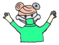 Playful Pretty WOMAN DOCTOR sticker #3724618