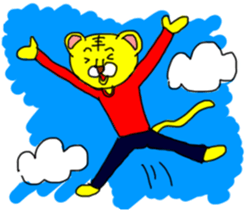 "Tiger want to go out"stickes. sticker #3724770