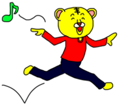 "Tiger want to go out"stickes. sticker #3724778