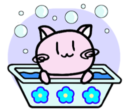 Kawaii!? Sticker of the pink cat sticker #3725320