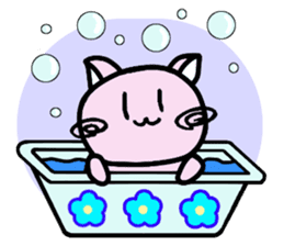 Kawaii!? Sticker of the pink cat sticker #3725320