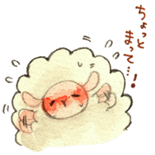 Sheep and girls sticker #3725380