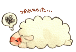 Sheep and girls sticker #3725381
