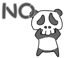 Bone panda sticker #3725406