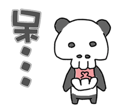 Bone panda sticker #3725407