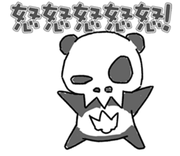 Bone panda sticker #3725428