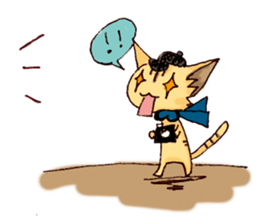 Travel cat sticker #3725521