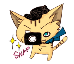 Travel cat sticker #3725526