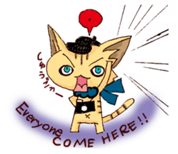 Travel cat sticker #3725531