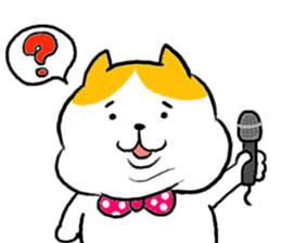 kawaii fat cat sticker #3727034