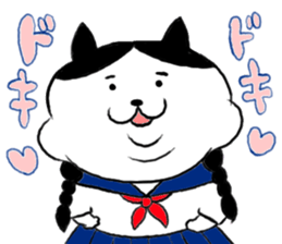 kawaii fat cat sticker #3727049
