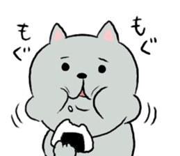 kawaii fat cat sticker #3727050