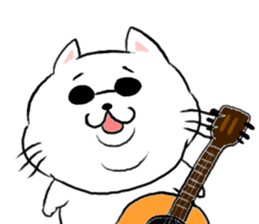 kawaii fat cat sticker #3727063