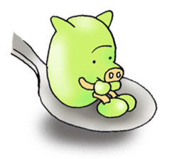 Mr Porkbeans sticker #3727843