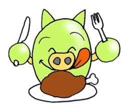 Mr Porkbeans sticker #3727862