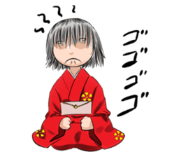 A cursed Japanese doll fall in love sticker #3728130