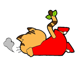 Kitten of apple sticker #3728719