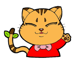 Kitten of apple sticker #3728730