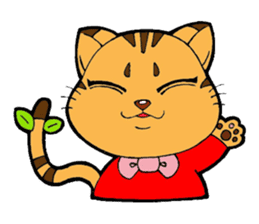 Kitten of apple sticker #3728730