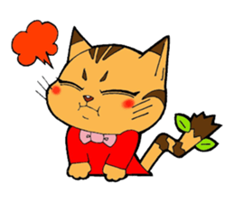 Kitten of apple sticker #3728737