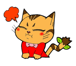 Kitten of apple sticker #3728737