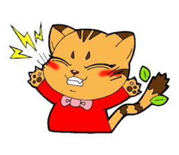 Kitten of apple sticker #3728738