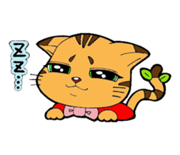 Kitten of apple sticker #3728740