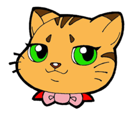 Kitten of apple sticker #3728742