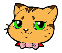 Kitten of apple sticker #3728742