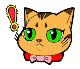 Kitten of apple sticker #3728747