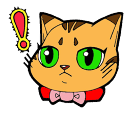 Kitten of apple sticker #3728747