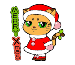 Kitten of apple sticker #3728748