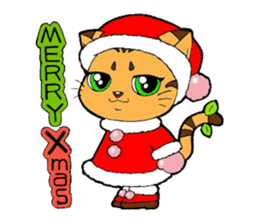 Kitten of apple sticker #3728748