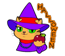 Kitten of apple sticker #3728749