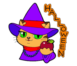 Kitten of apple sticker #3728749