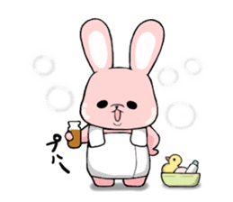 Daily Rabbit pote sticker #3729532