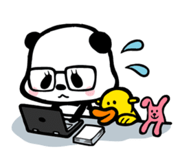 Panda Fumufumu-chan sticker #3729686