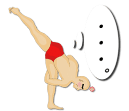 Old man Yoga! sticker #3729976