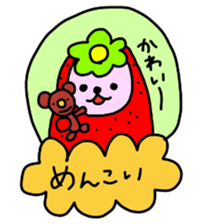 Strawberyy Fairy  Hokkaido valve sticker #3730005
