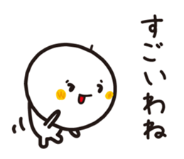 Simple round face sticker #3730114