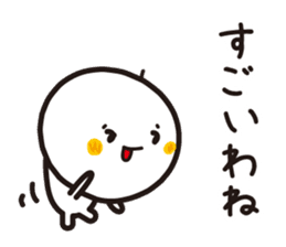 Simple round face sticker #3730114