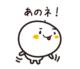 Simple round face sticker #3730123