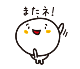 Simple round face sticker #3730134