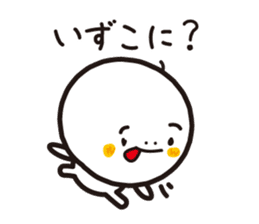 Simple round face sticker #3730138