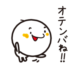 Simple round face sticker #3730139